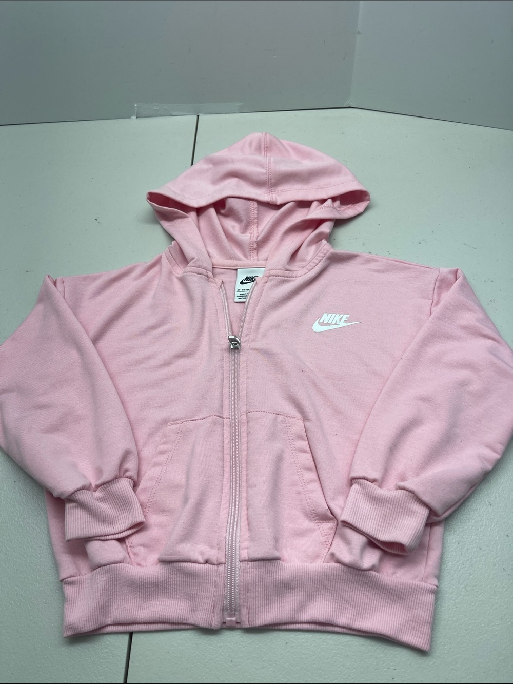 Nike Kids' Pink Zip-Up Hoodie. Size 4T